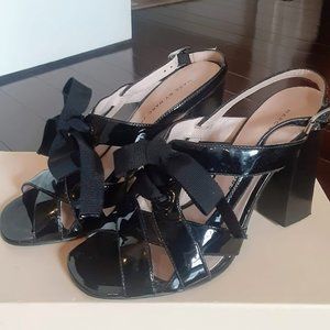 Marc By Marc Jacobs| Black Patent Leather Sandals